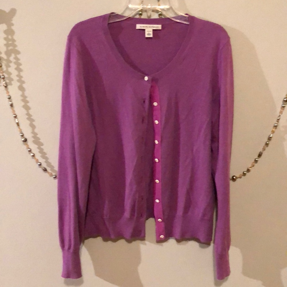 Banana Republic Purple Cardigan